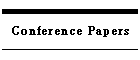 Conference Papers